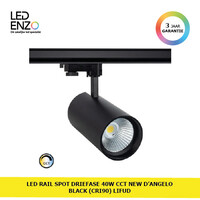 thumb-Rail Spot LED Driefase 40W CCT New d'Angelo Black (CRI 90) LIFUD-1