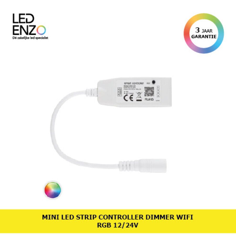 LED Strip Controller/Dimmer Mini WIFI SMART RGB 12/24V-1