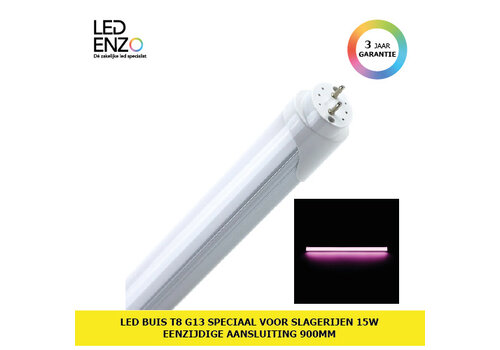 LED Buis T8 G13 90 cm Speciaal voor Slagerijen Eenzijdige voeding 15W 