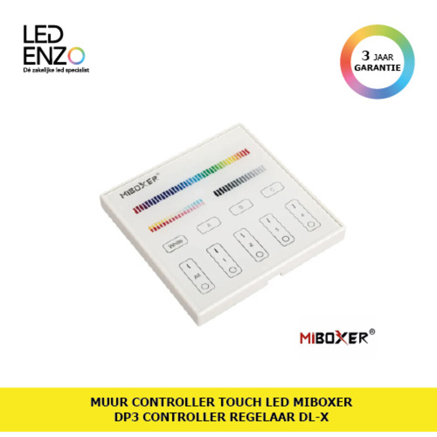 Muur Controller Touch LED MiBoxer DP3 Controller Regelaar DL-X-1