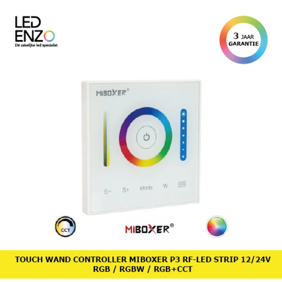 Touch Wand Controller voor MiBoxer P3 RF-LED Strip 12/24V DC RGB/RGBW/RGB+CCT-1