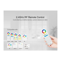 thumb-Touch Wand Controller voor MiBoxer P3 RF-LED Strip 12/24V DC RGB/RGBW/RGB+CCT-5