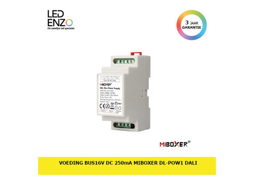 Voeding BUS16V DC 250 mA MiBoxer DL-POW1 DALI 