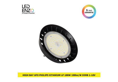 LED High Bay UFO LP 100W 190lm/W Dimbaar 1-10V 