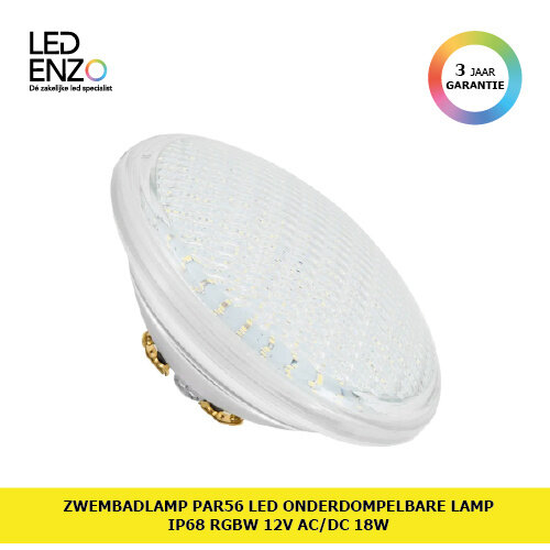 Zwembadlamp PAR56 LED Onderdompelbaar 12V 18W IP68 