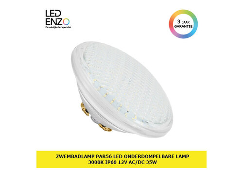 Zwembadlamp PAR56 LED Onderdompelbaar 12V IP68 35W 