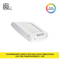 thumb-Schijnwerper Canopy Speciaal voor Tankstation LED 75W LUMILEDS 150lm/W Driver 1/10V-1