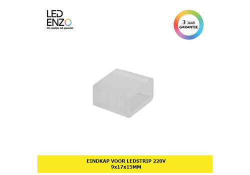 Eindkap voor LED Strip 220V 