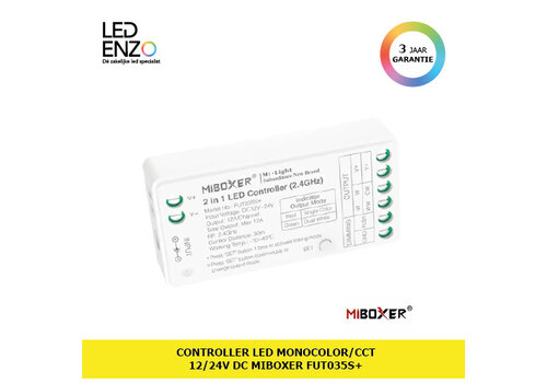 Controller LED Monocolor/CCT 12/24V DC MiBoxer FUT035S+ 