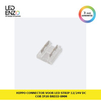 thumb-Hippo Connector voor LED Strip 12/24V DC COB IP20 Breed 8mm-2