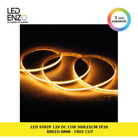 thumb-LED Strip 12V DC COB 500 LED/m 5m IP20 Breedte 8mm Free Cut-2