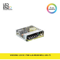 thumb-Voeding 12V DC 75W 6.2A MEAN WELL LRS-75-1