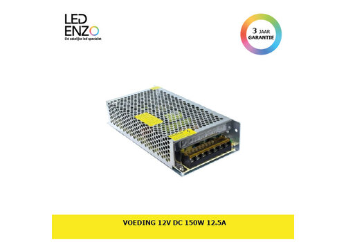 Voeding 12V DC 150W 12.5A 