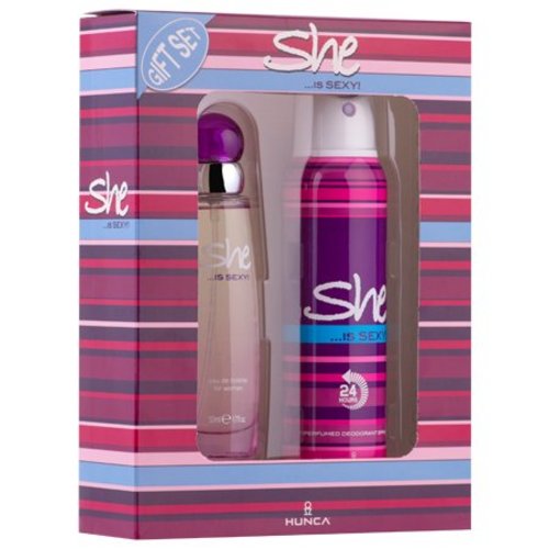 She She Giftset Eau de Toilette 50ml + Deodorant 150ml - Is Sexy