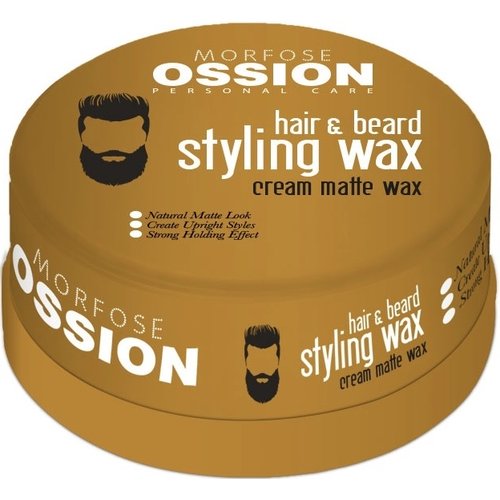 Morfose Ossion Haar en Baard Wax - Cream Matte 150ml