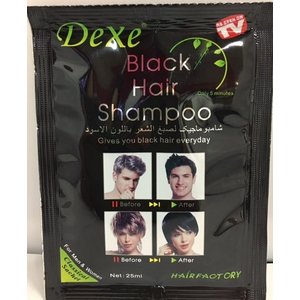 Black Hair Shampoo -10x  25 Ml