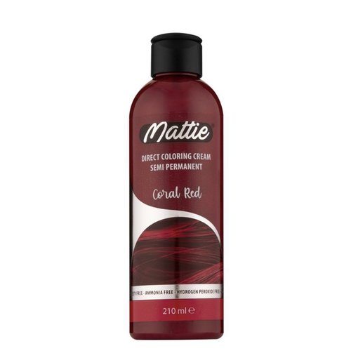 Mattie Mattie semi permanent haarverf 210 ml  Coral red