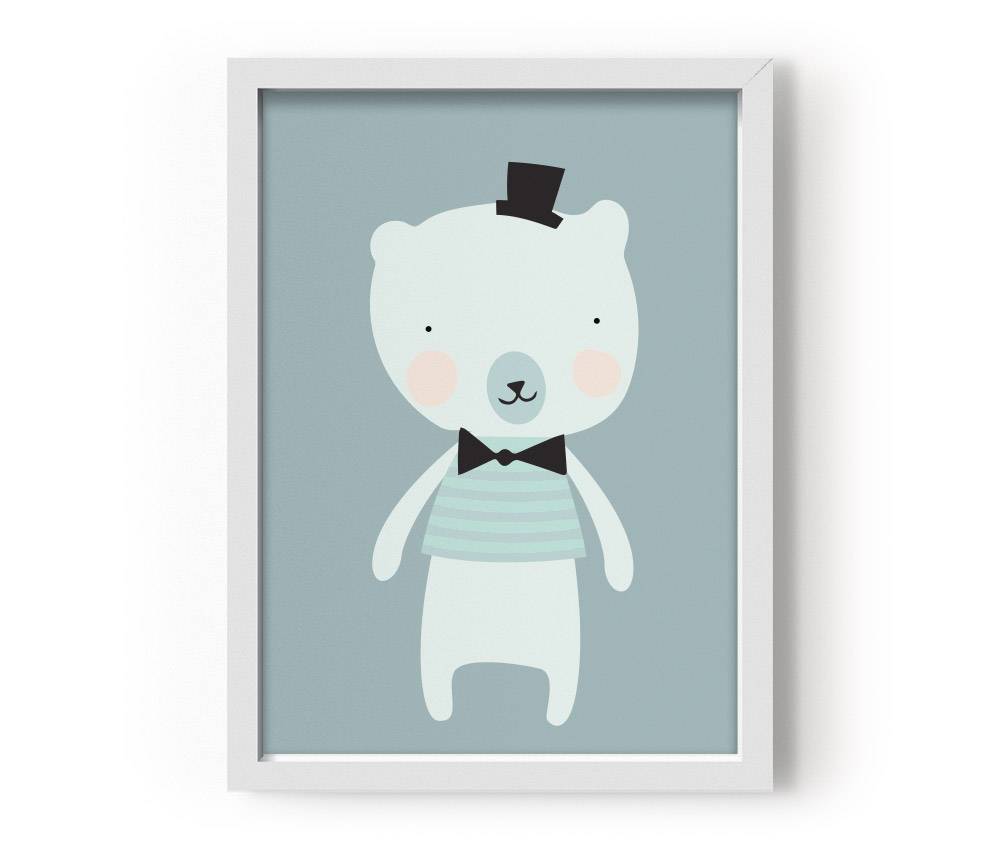 Eef Lillemor poster Dandy Mister Polar - A3