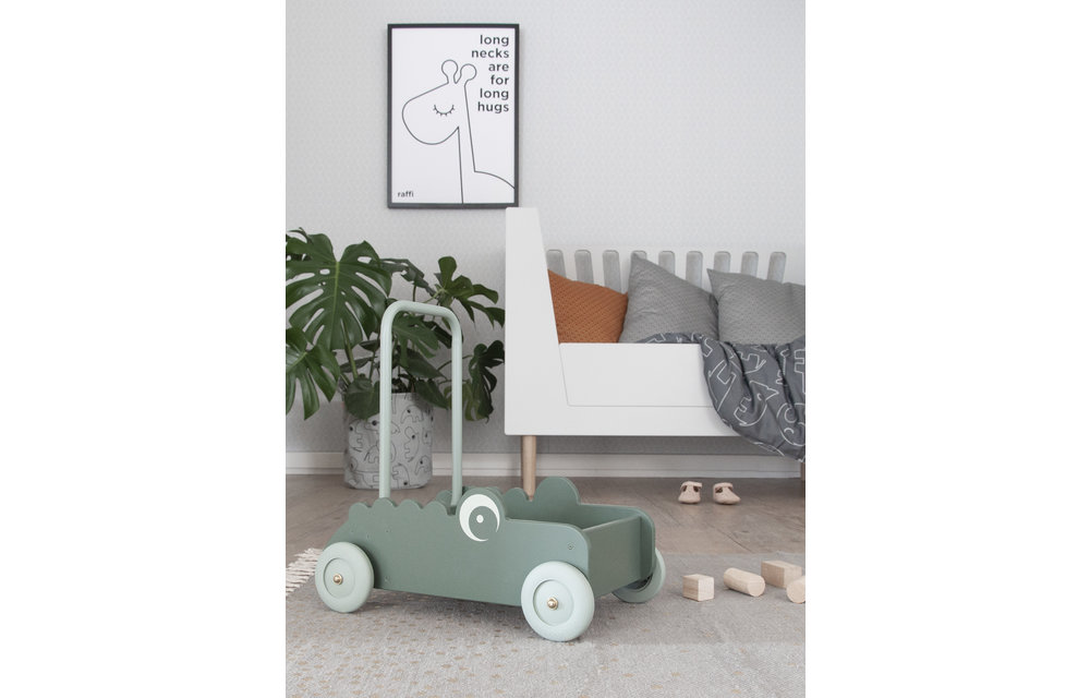 Houten loopwagentje Croco - Done by Deer
