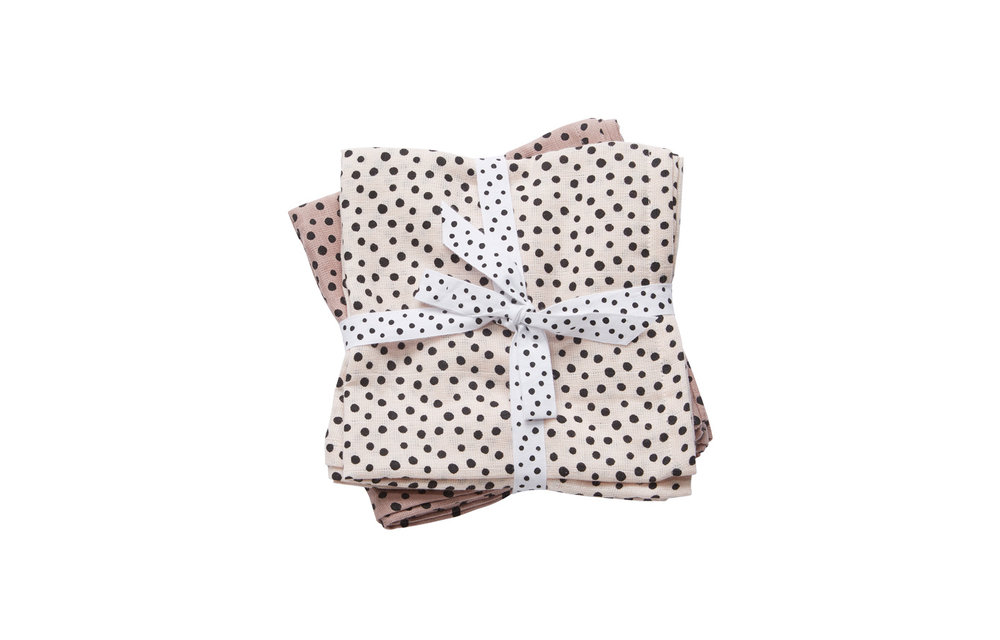 Done by Deer swaddle (2-pak) - Happy Dots Powder 120x120