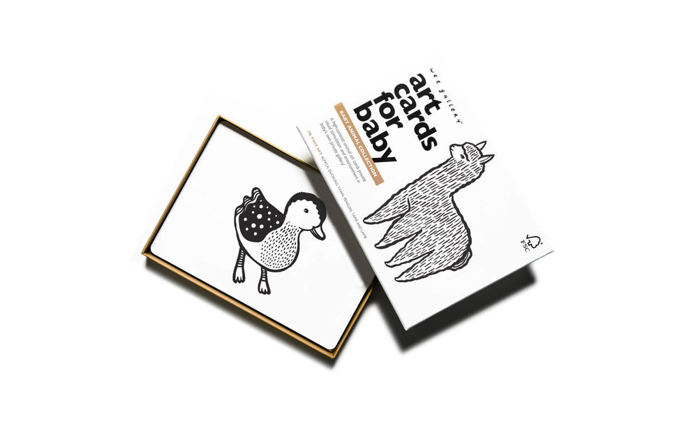 Wee Gallery Art Cards - Baby Animals