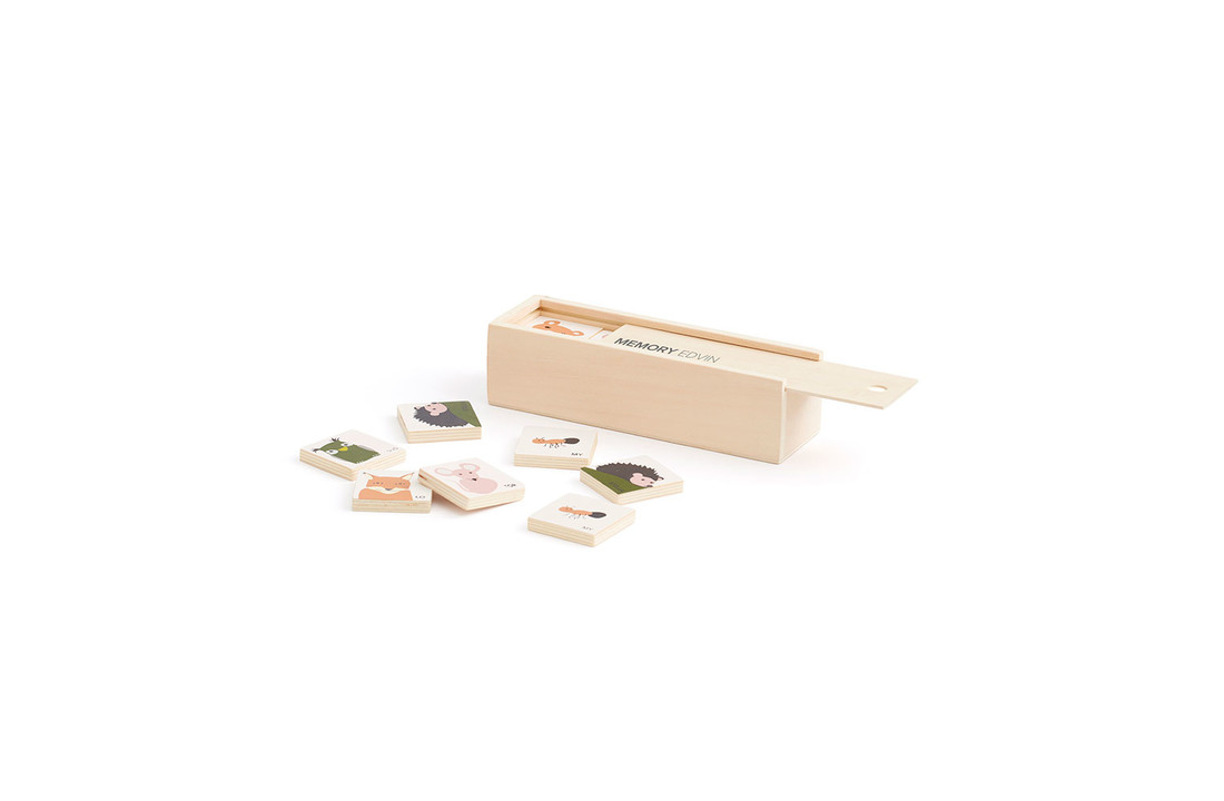 Houten Memory Spel Diertjes - Kid's Concept