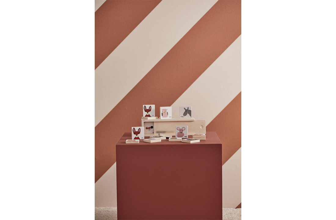 Houten Memory Spel Diertjes - Kid's Concept