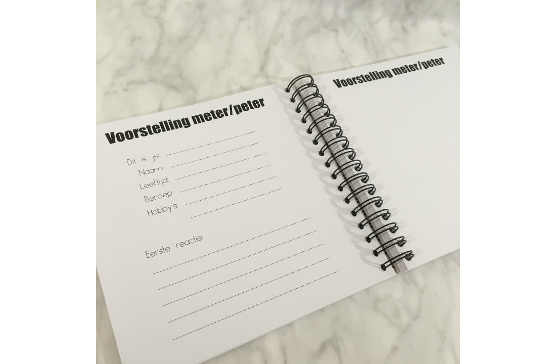 Invulboek Baby Op Komst ROZE - Studijoke