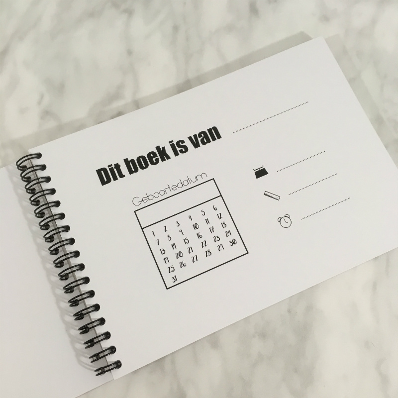 Baby Bezoekboek MUNT - Studijoke