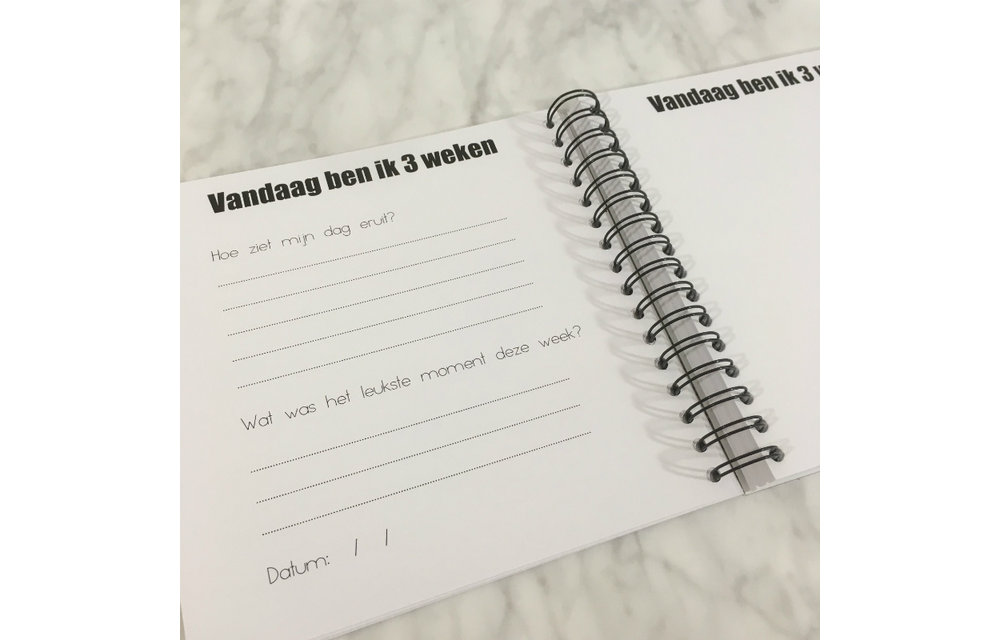 Invulboek Mijn Eerste Jaar ZWART - Studijoke