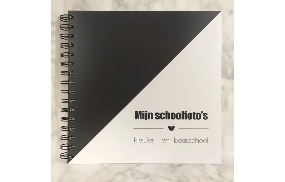 Invulboek Mijn Schoolfoto's ZWART - Studijoke