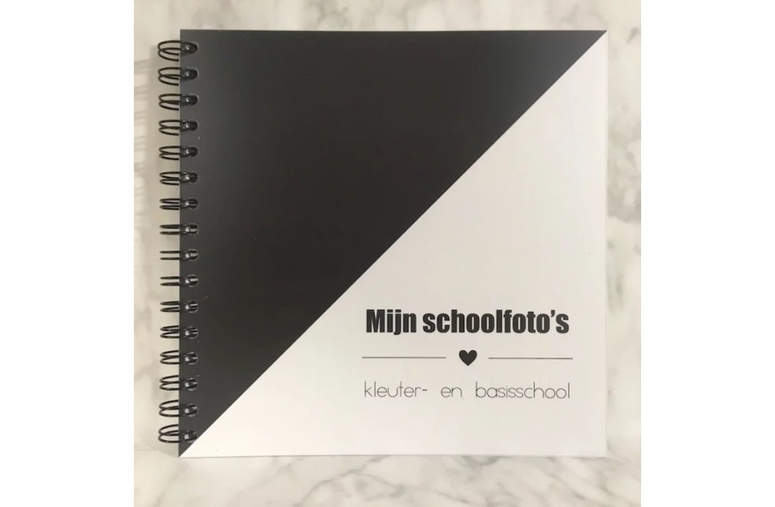 Invulboek Mijn Schoolfoto's ZWART - Studijoke