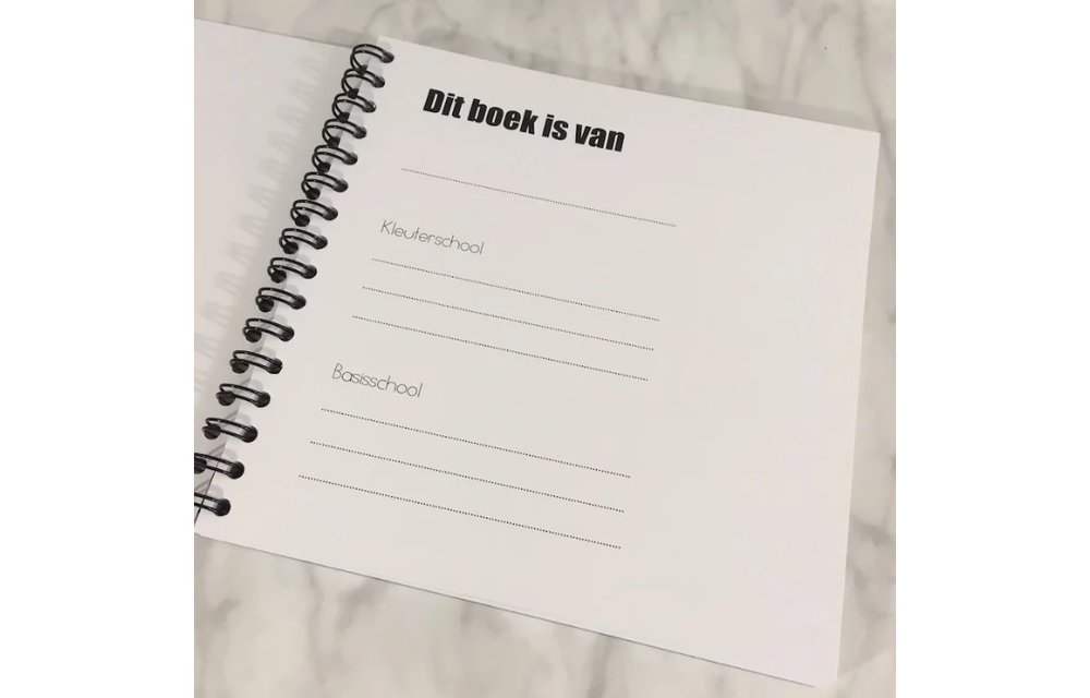 Invulboek Mijn Schoolfoto's ZWART - Studijoke