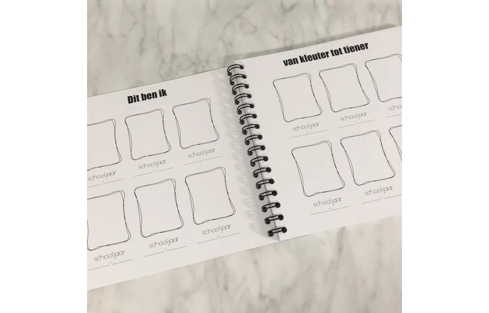 Invulboek Mijn Schoolfoto's ZWART - Studijoke