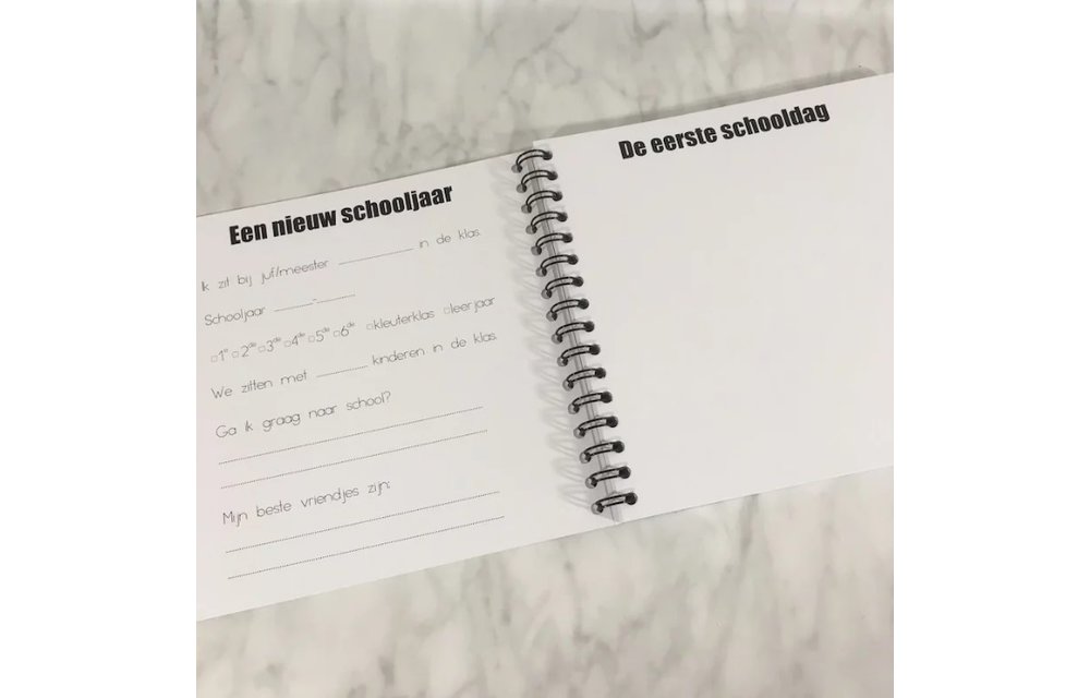 Invulboek Mijn Schoolfoto's ZWART - Studijoke