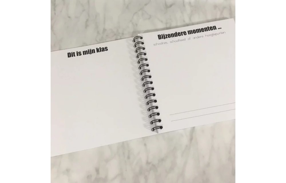 Invulboek Mijn Schoolfoto's ZWART - Studijoke