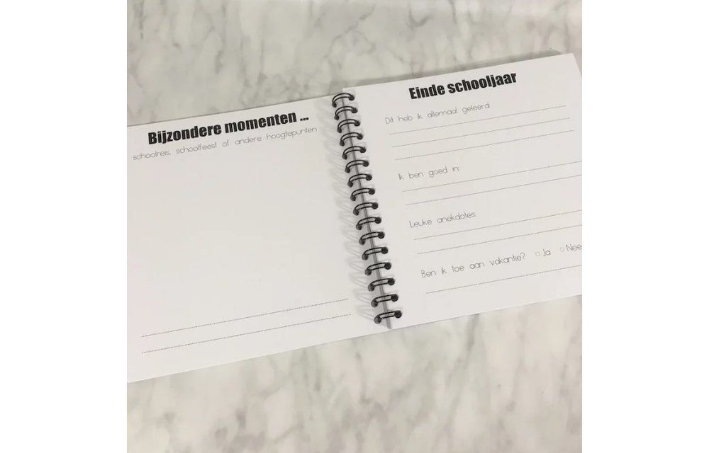 Invulboek Mijn Schoolfoto's ZWART - Studijoke