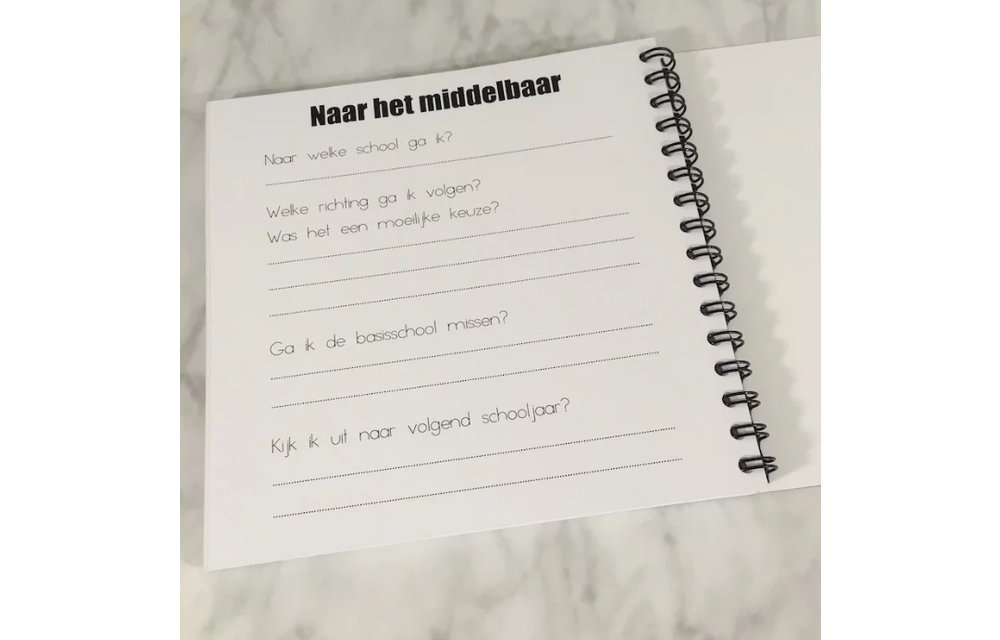 Invulboek Mijn Schoolfoto's ZWART - Studijoke
