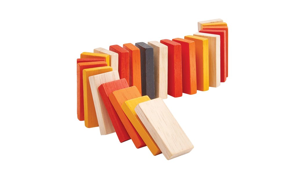 Mini Spelletje Domino - PlanToys
