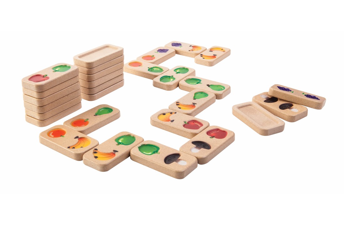 Dominospel Fruit en Groenen - PlanToys