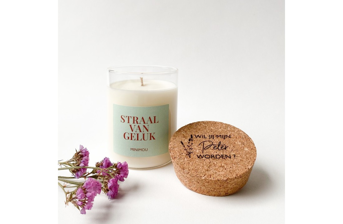 Handgemaakte Sojakaars 'Peter' Rosewood Velvet - Minimou