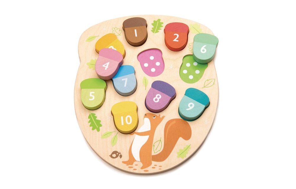 Leren Tellen Eikeltjes - Tender Leaf Toys