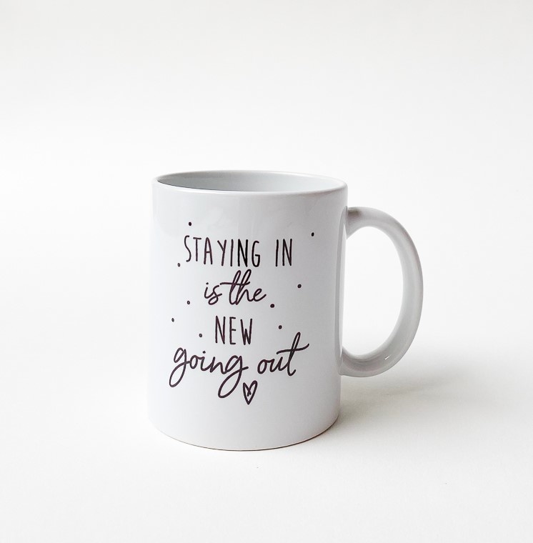 Koffietas Quote Staying In - Minimou
