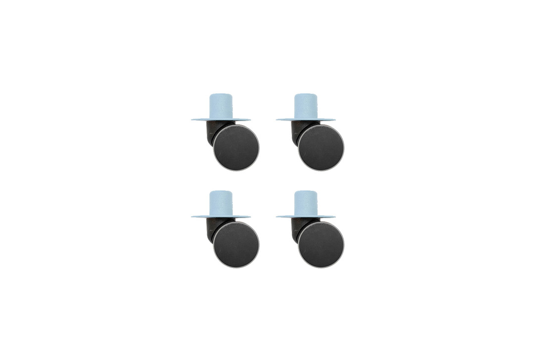 MODU Zwenkwielen 4 stuks - Blauw