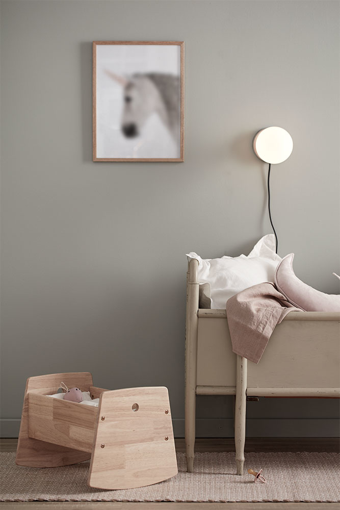Tafellamp/Wandlamp Blauwgrijs - Kid's Concept