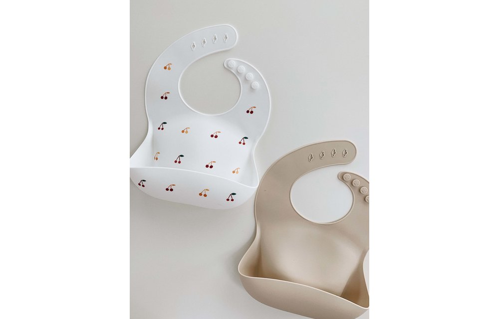 Silicone Slabbetje Cherries - Mushie