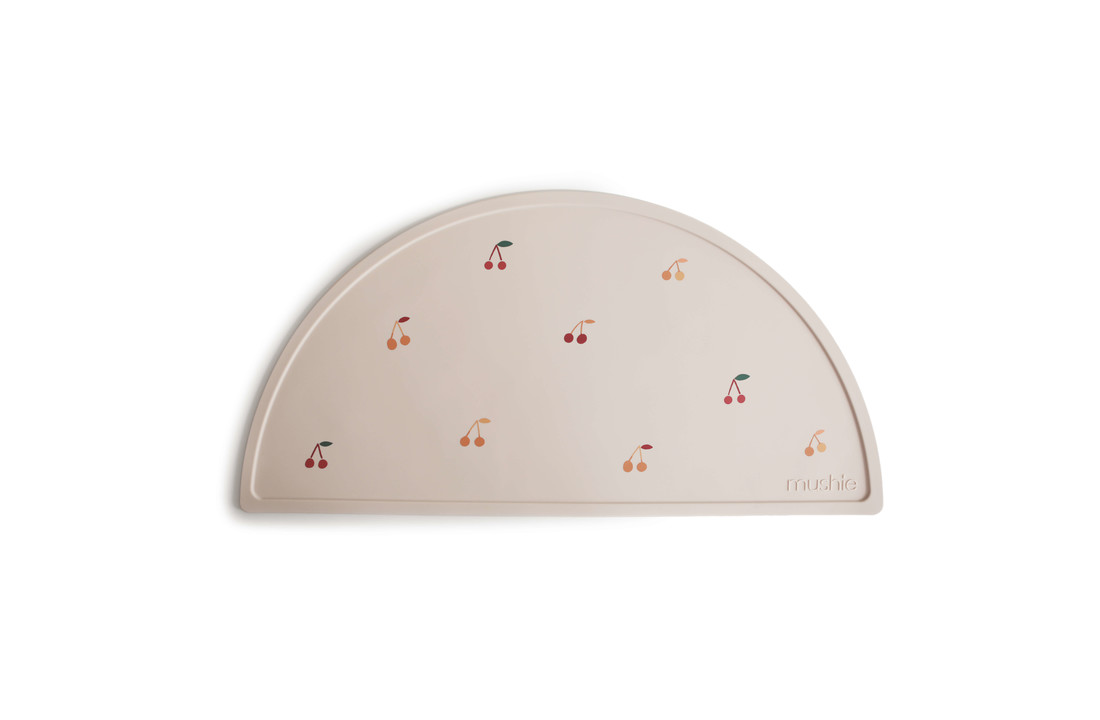 Silicone Placemat Cherries - Mushie
