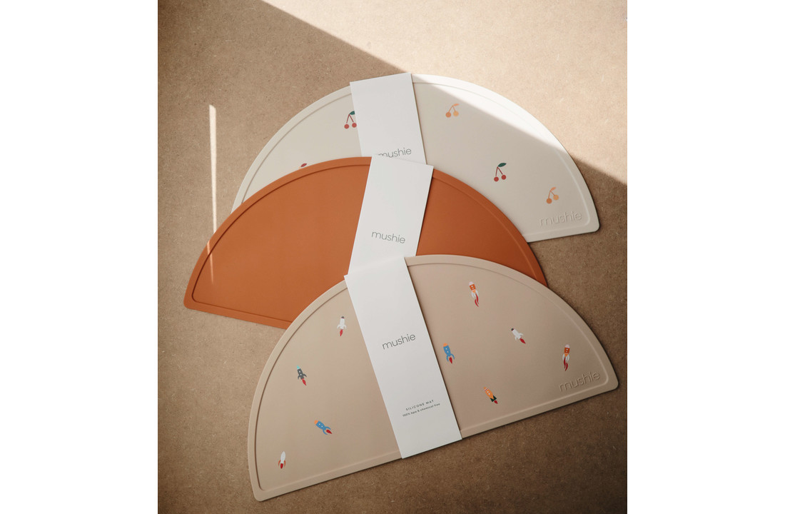 Silicone Placemat Cherries - Mushie