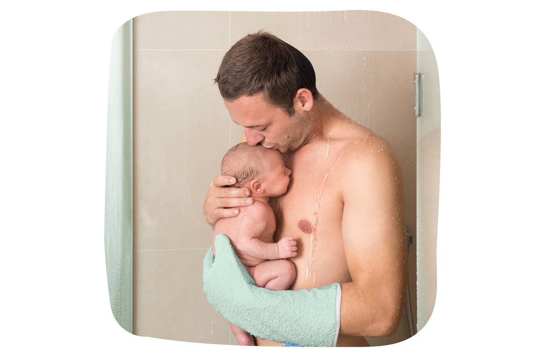 Baby Shower Glove - Rust