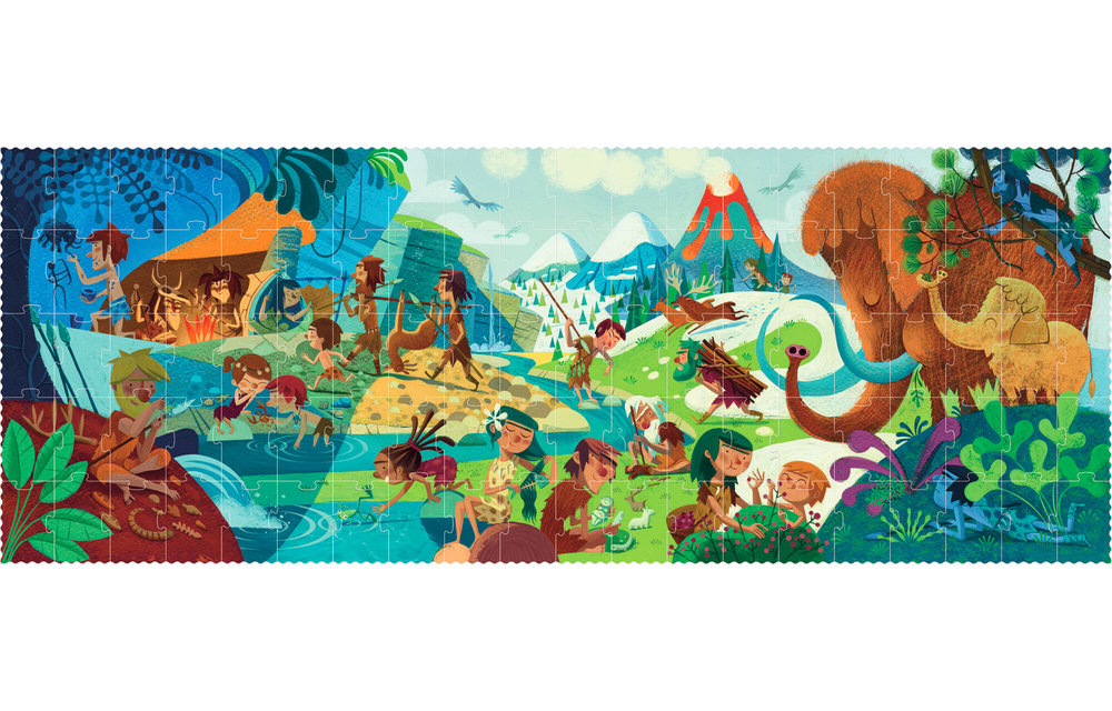 Londji Puzzel - Go to the Prehistory